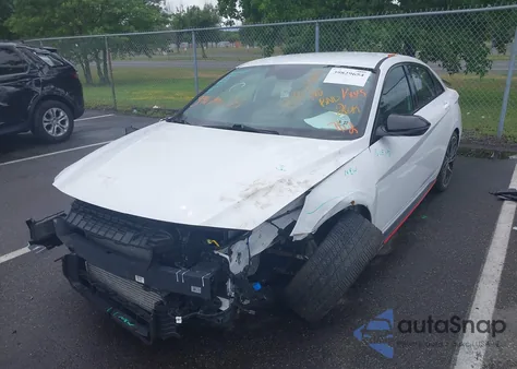 2022 Hyundai Elantra N z USA, uszkodzony, nr VIN KMHLW4AK3NU005675